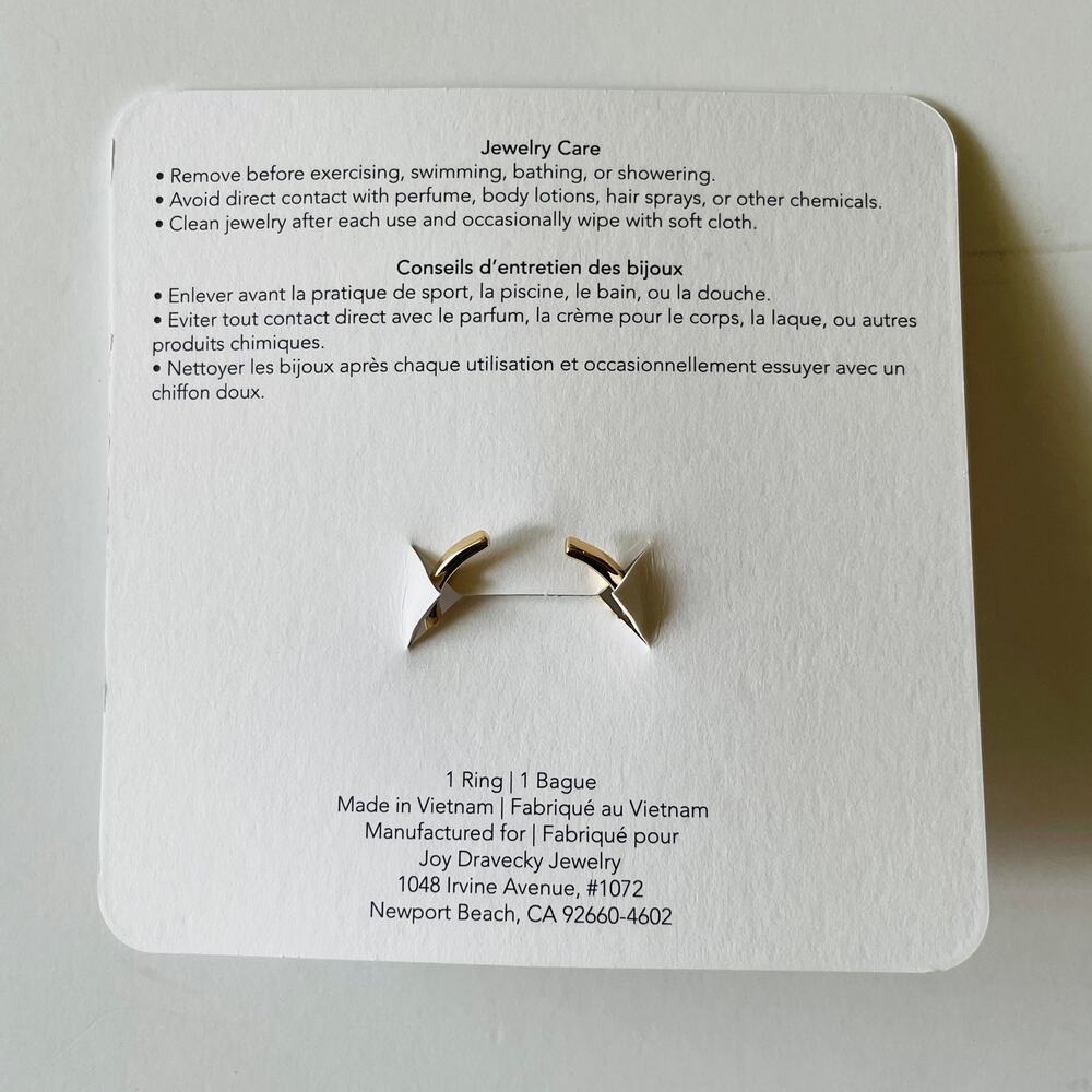 Joy Drasvecky Chloe Jade Gemstone Ring 6-8 - Picture 7 of 10